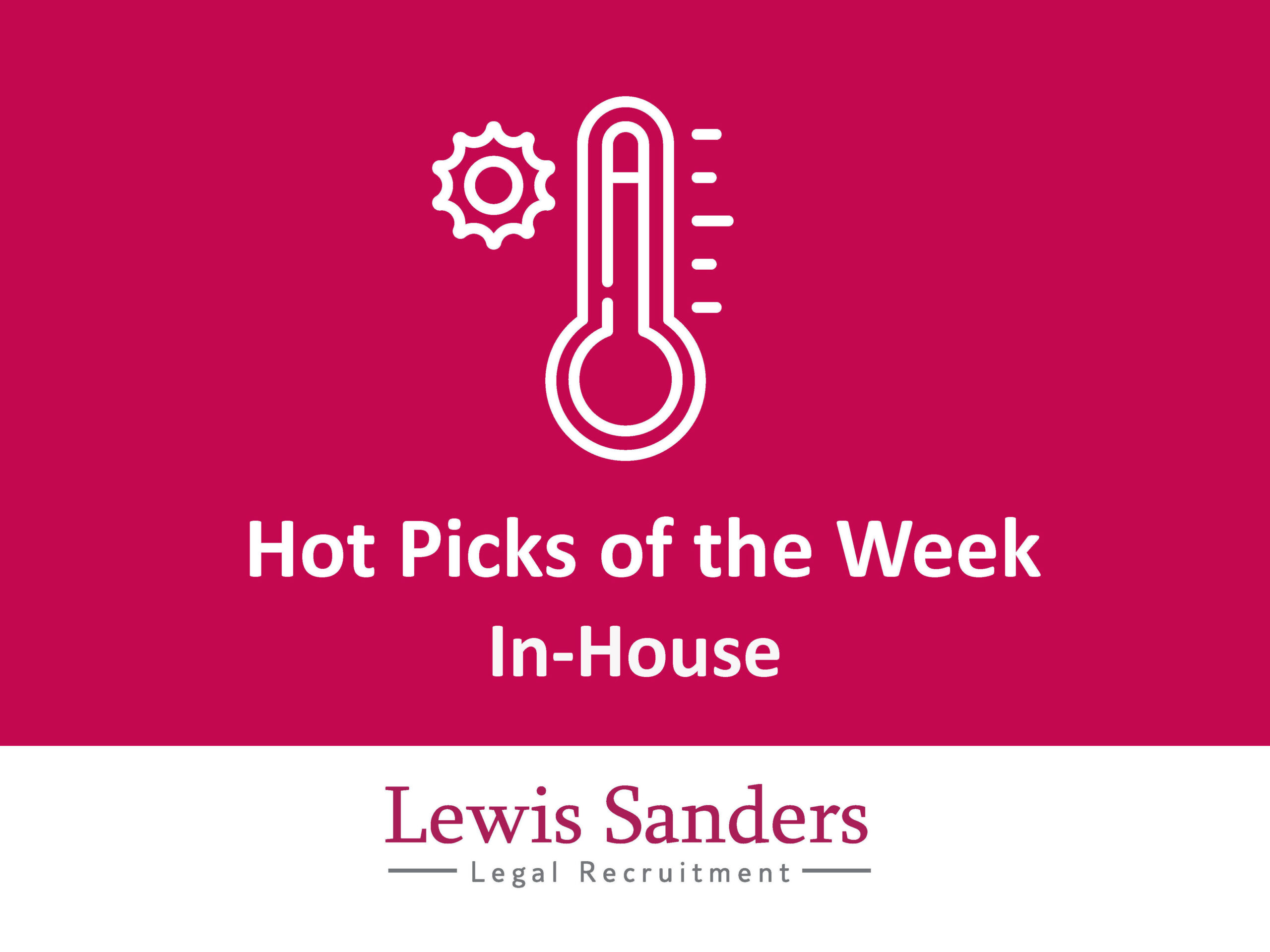 In-House Hot Picks of the Week
