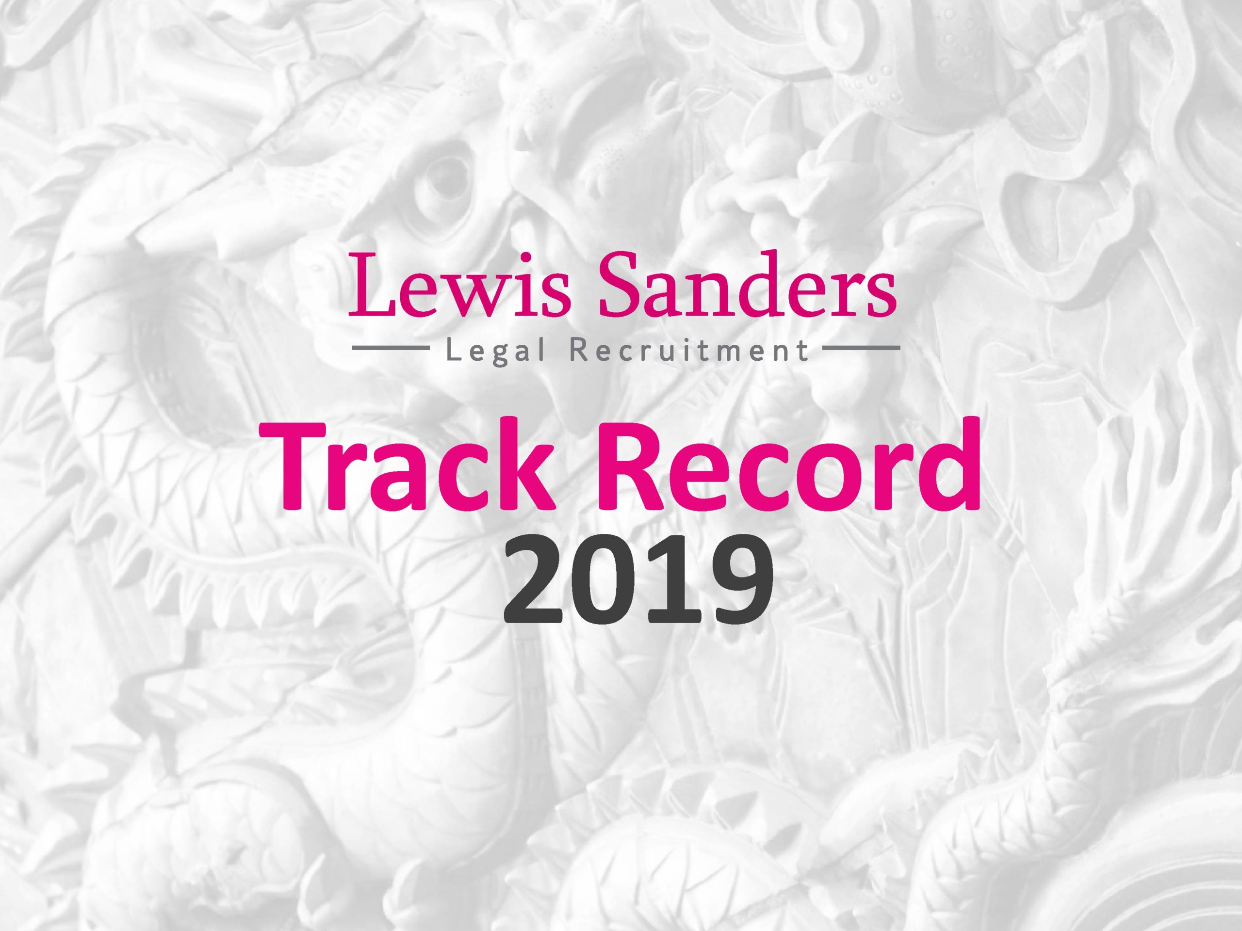 Lewis Sanders 2019 Track Record
