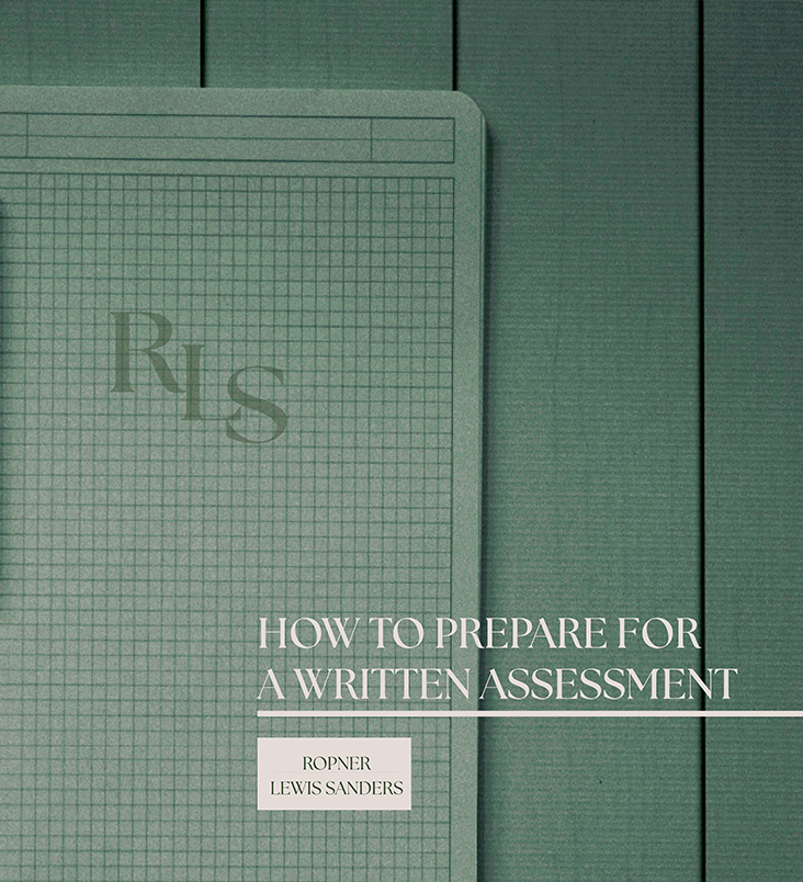How to prepare for a written assessment?