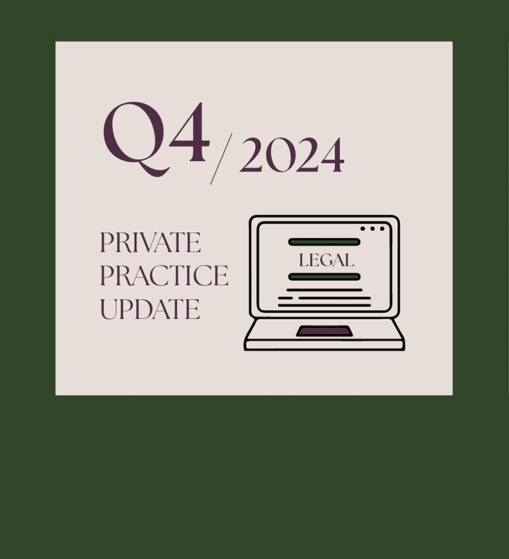 Q4/2024 Private Practice Update